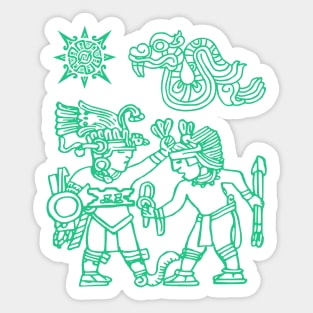 Aztec Maya Traditional Native Sticker